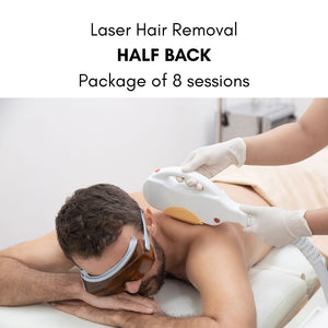 Laser Hair Removal- HALF BACK